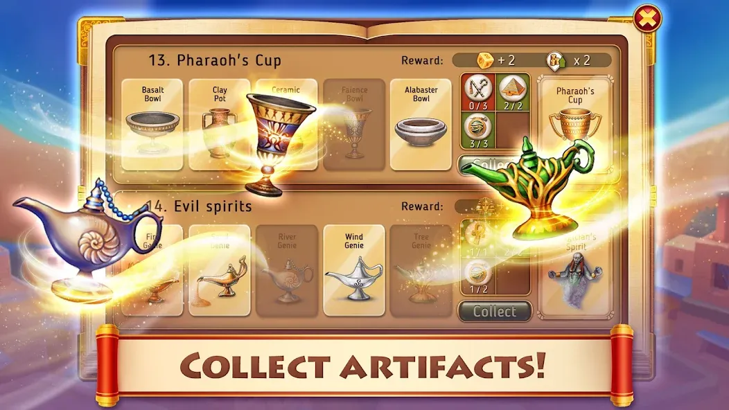 Скачать Cradle of Empires: 3 in a Row на Андроид — Безлимитные монеты и энергии — скриншот 3 Скачать Cradle of Empires: 3 in a Row на Андроид — Безлимитные монеты и энергии — скриншот 3