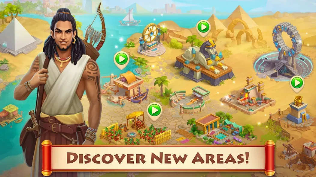 Скачать Cradle of Empires: 3 in a Row на Андроид — Безлимитные монеты и энергии — скриншот 4 Скачать Cradle of Empires: 3 in a Row на Андроид — Безлимитные монеты и энергии — скриншот 4