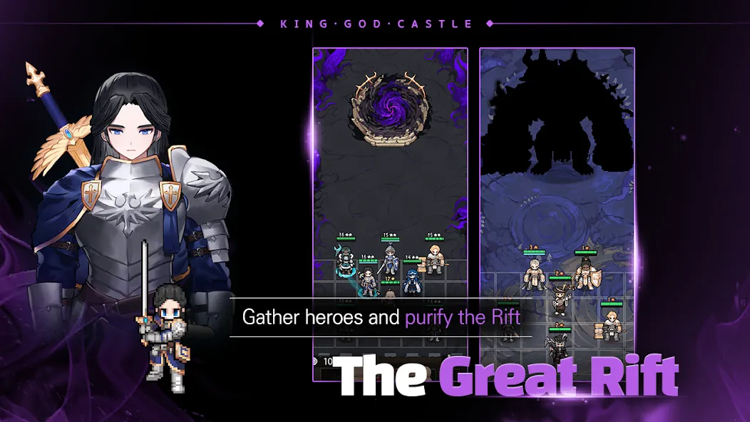Скачать King God Castle — Модификация Безлимитные ресурсы и алмазы — скриншот 1 Скачать King God Castle — Модификация Безлимитные ресурсы и алмазы — скриншот 1