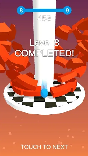 Stack Ball - Crash Platforms MOD — Без рекламы и бесконечные жизни на Андроид — скриншот 4