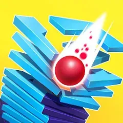 Stack Ball - Crash Platforms MOD — Без рекламы и бесконечные жизни на Андроид