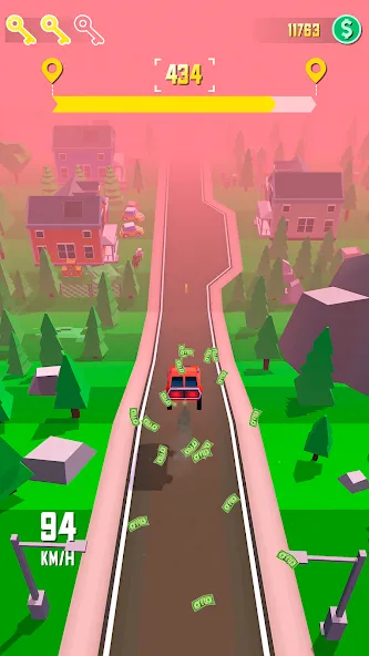 Скачать Taxi Run: Traffic Driver (Мод: Безлимитные деньги и топливо) на Андроид — скриншот 4