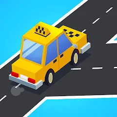 Скачать Taxi Run: Traffic Driver (Мод: Безлимитные деньги и топливо) на Андроид