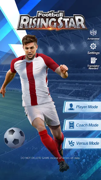 Football Rising Star Mod APK Безлимитные деньги и энергия — Скачать на Андроид — скриншот 1
