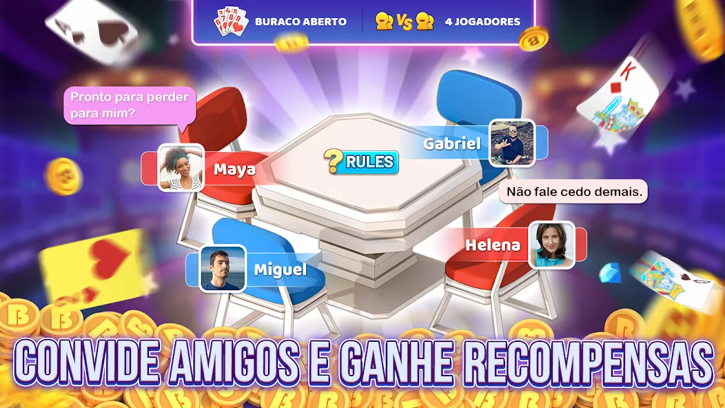 Скачать Bacana Games: Buraco & Slots с модом — Безлимитные монеты и бонусы — скриншот 3 Скачать Bacana Games: Buraco & Slots с модом — Безлимитные монеты и бонусы — скриншот 3