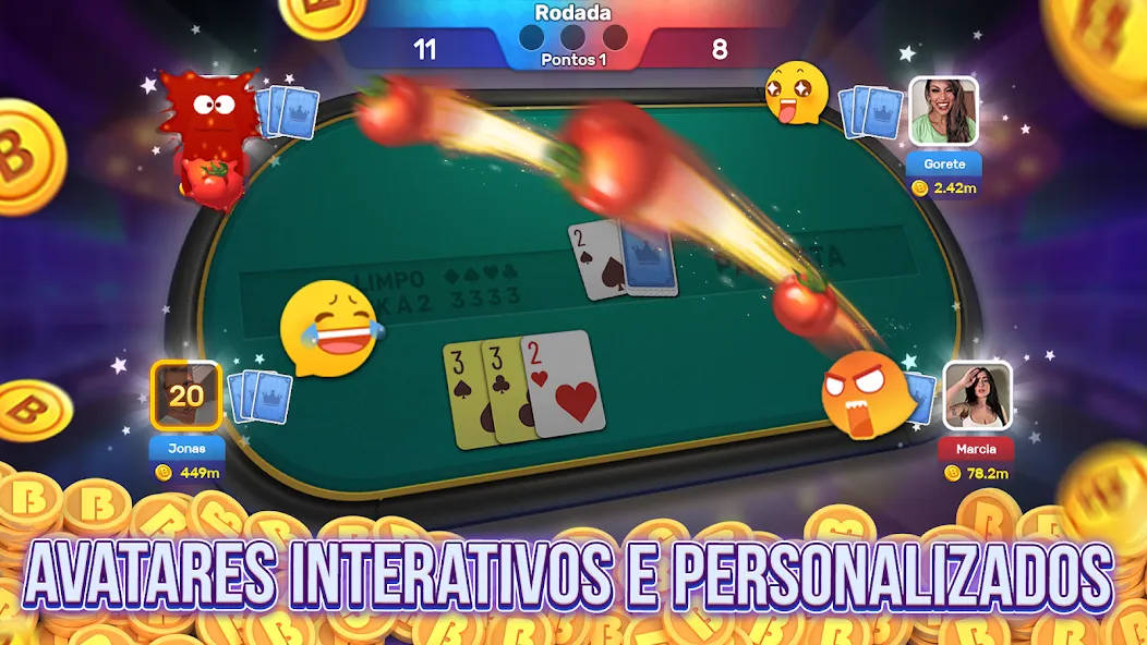 Скачать Bacana Games: Buraco & Slots с модом — Безлимитные монеты и бонусы — скриншот 5 Скачать Bacana Games: Buraco & Slots с модом — Безлимитные монеты и бонусы — скриншот 5