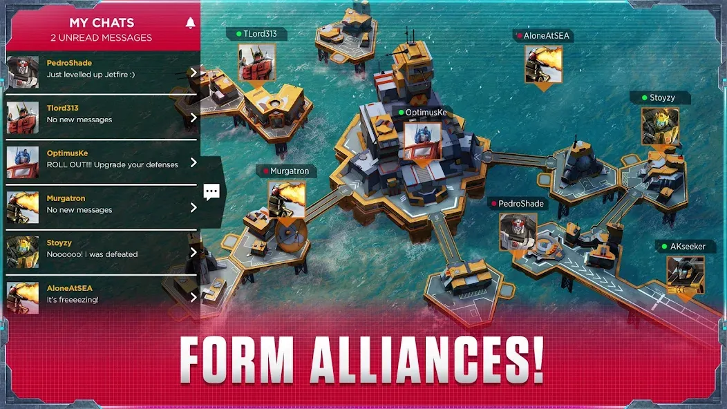 Transformers: Earth Wars Beta — Мод: Безлимитные ресурсы и открыты герои — скриншот 5