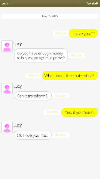 Faketalk - Chatbot — Мод: Умный чат-бот без ограничений — скриншот 2