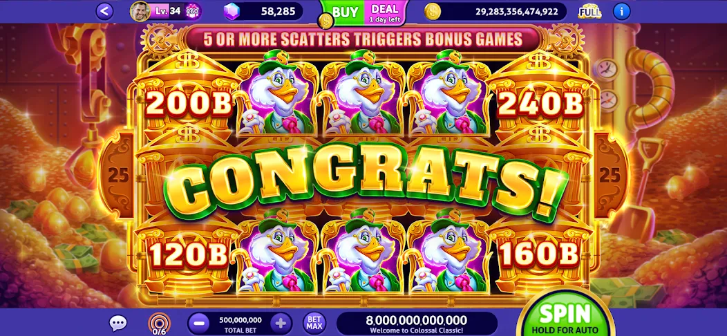 Взлом Club Vegas Slots Casino Games — Безлимитные монеты и открыты бонусы — скриншот 3