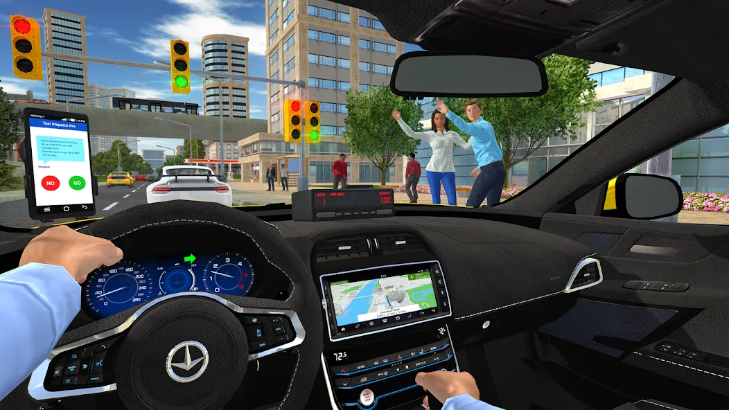 Скачать Taxi Game 2 — Модификация Безлимитные деньги и топливо — скриншот 2