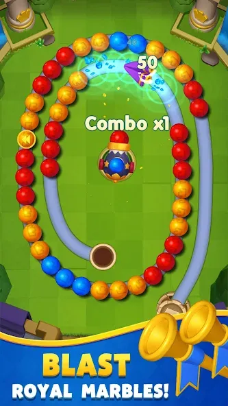 Marble Crush Blast на Андроид — Мод Много монет и все уровни открыты — скриншот 2