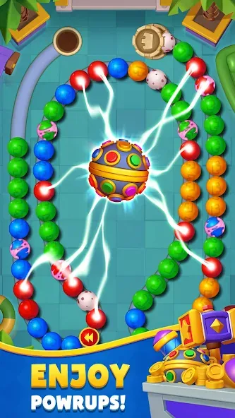 Marble Crush Blast на Андроид — Мод Много монет и все уровни открыты — скриншот 4
