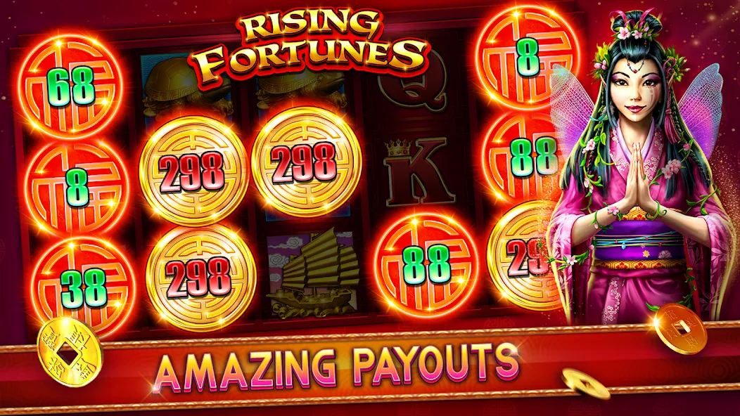88 Fortunes Casino Slot Games — Взломанная версия (Безлимитные монеты и бесплатные вращения) — скриншот 2