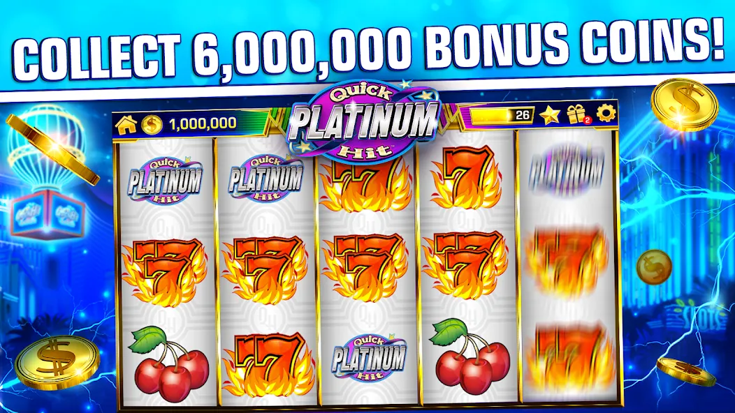 Quick Hit Casino Slot Games MOD APK на Android — Безлимитные монеты и джекпоты — скриншот 2