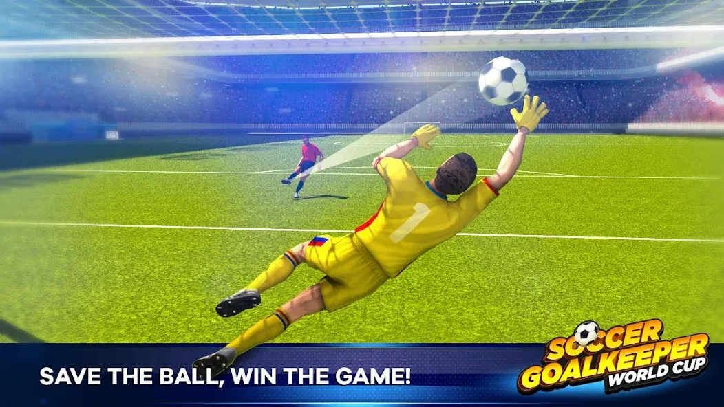 Взломанная Soccer Goalkeeper Games 2024 на Андроид — Безлимитные деньги и энергия — скриншот 2
