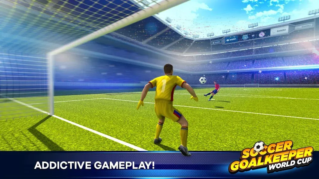 Взломанная Soccer Goalkeeper Games 2024 на Андроид — Безлимитные деньги и энергия — скриншот 3