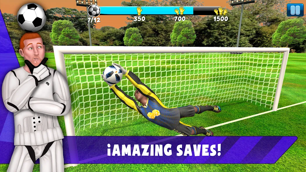 Скачать Soccer Goalkeeper 2024 MOD APK — Безлимитные деньги и энергия — скриншот 2