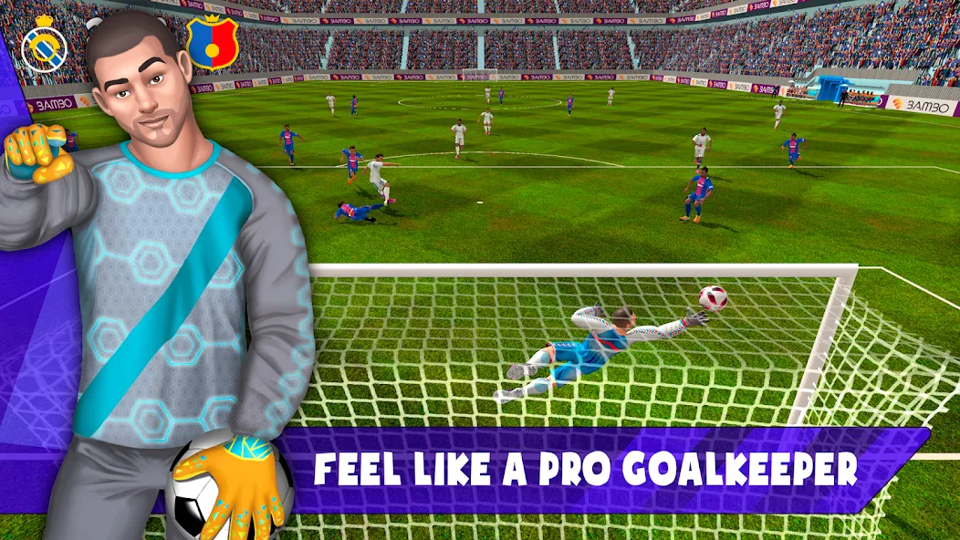 Скачать Soccer Goalkeeper 2024 MOD APK — Безлимитные деньги и энергия — скриншот 4