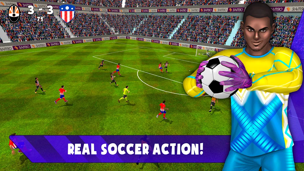 Скачать Soccer Goalkeeper 2024 MOD APK — Безлимитные деньги и энергия — скриншот 5