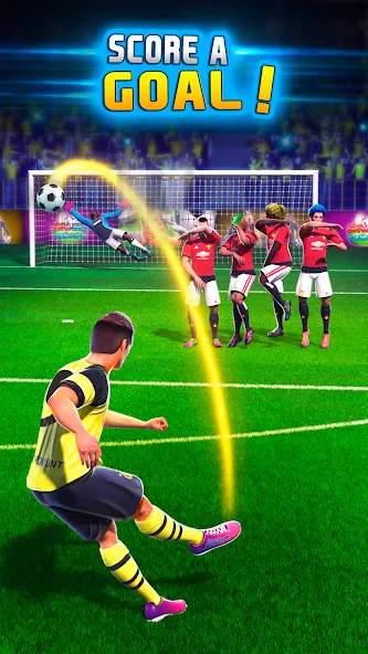Shoot Goal: World Leagues Mod APK Безлимитные монеты и открыты все лиги — Скачать на Андроид — скриншот 1