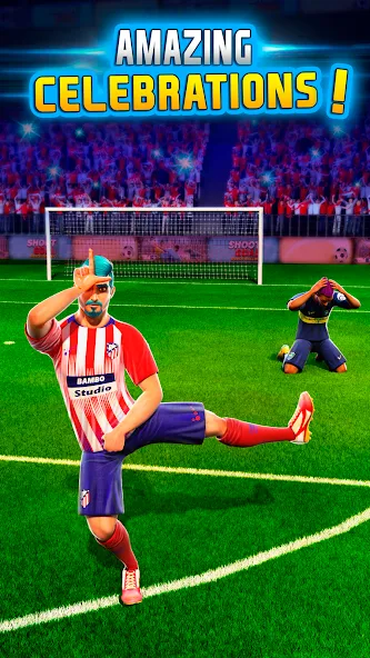 Shoot Goal: World Leagues Mod APK Безлимитные монеты и открыты все лиги — Скачать на Андроид — скриншот 3