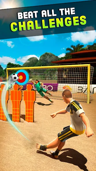 Скачать Shoot Goal - Beach Soccer Game MOD APK — Безлимитные деньги и открыты все уровни — скриншот 1