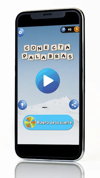 Скачать взлом Conecta - Juego de Palabras на Андроид — Palabras ilimitadas y niveles desbloqueados — скриншот 1 Скачать взлом Conecta - Juego de Palabras на Андроид — Palabras ilimitadas y niveles desbloqueados — скриншот 1