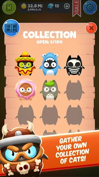 Cat Evolution Clicker (Мод Безлимитные деньги и алмазы) — скриншот 4 Cat Evolution Clicker (Мод Безлимитные деньги и алмазы) — скриншот 4