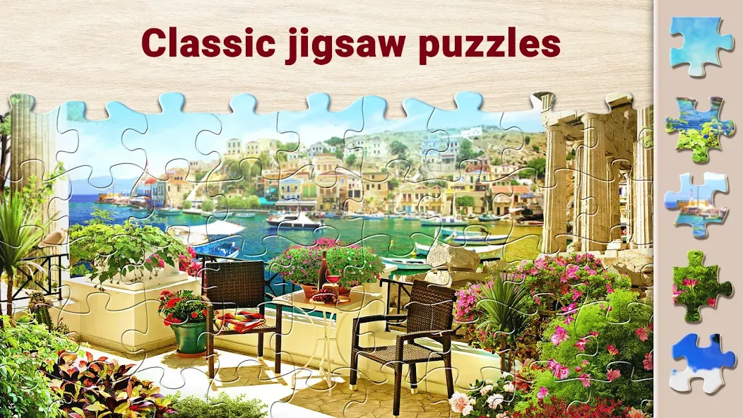 Скачать Magic Jigsaw Puzzles-Games HD — Модификация Безлимитные подсказки и все пазлы открыты — скриншот 5 Скачать Magic Jigsaw Puzzles-Games HD — Модификация Безлимитные подсказки и все пазлы открыты — скриншот 5