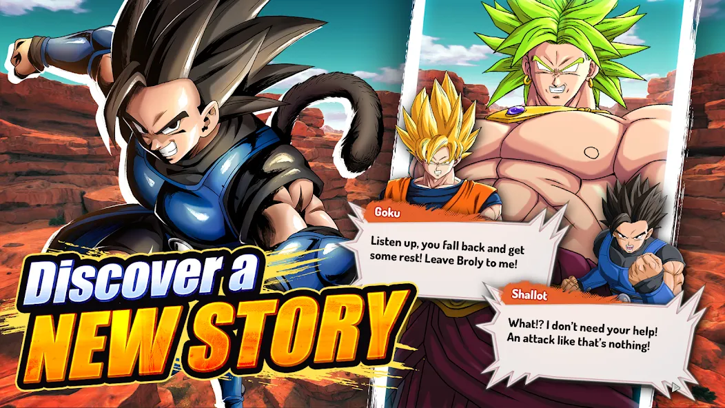 DRAGON BALL LEGENDS на Андроид — Безлимитные ресурсы и прокачка героев — скриншот 4