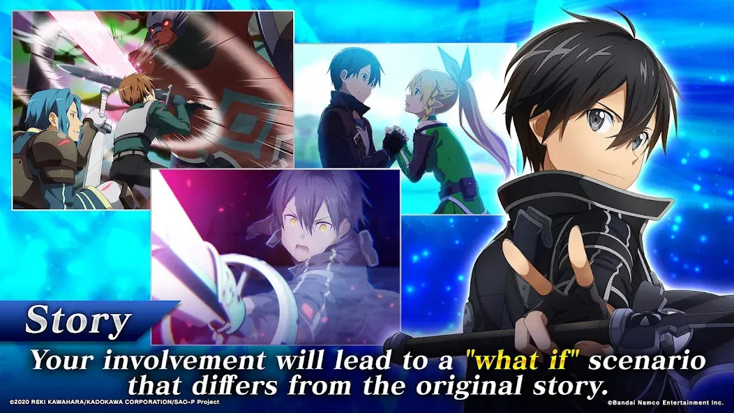 SAO Integral Factor - MMORPG на Андроид — Мод Безлимитные ресурсы и мощное оружие — скриншот 2