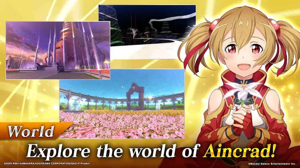 SAO Integral Factor - MMORPG на Андроид — Мод Безлимитные ресурсы и мощное оружие — скриншот 4