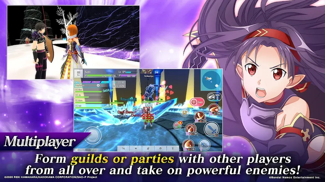 SAO Integral Factor - MMORPG на Андроид — Мод Безлимитные ресурсы и мощное оружие — скриншот 5
