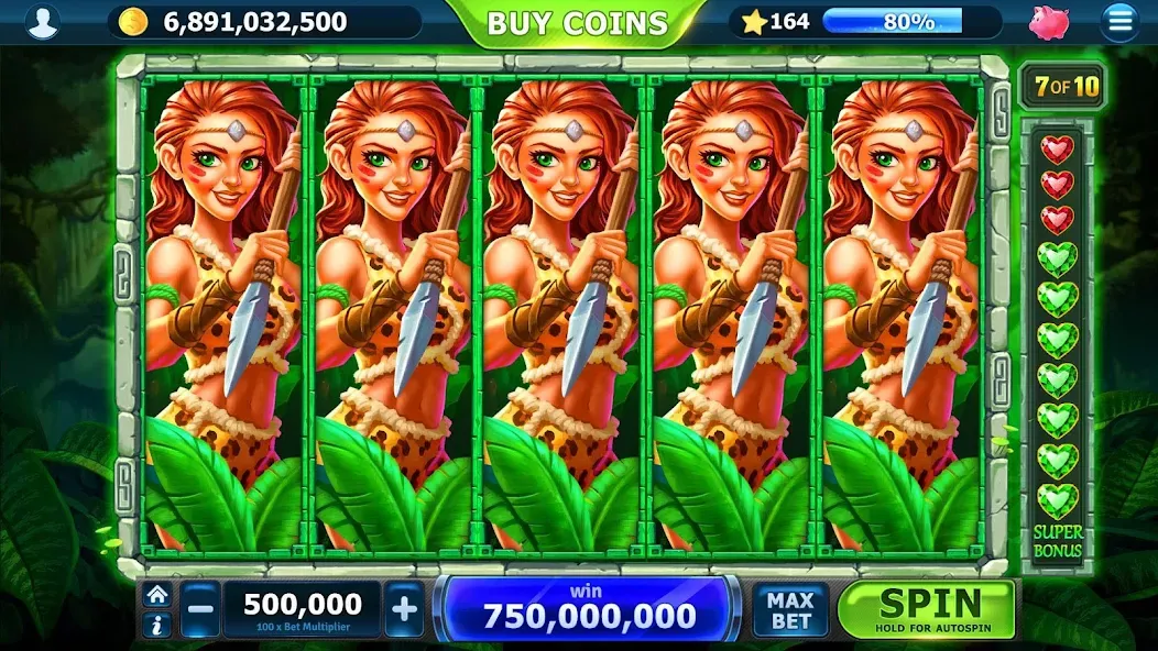 Скачать взлом Slots of Vegas на Андроид — Безлимитные монеты и джекпоты — скриншот 4 Скачать взлом Slots of Vegas на Андроид — Безлимитные монеты и джекпоты — скриншот 4