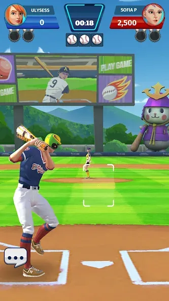 Скачать Baseball Club: PvP Multiplayer — Последняя версия (Безлимитные деньги и усиленные игроки) — скриншот 4
