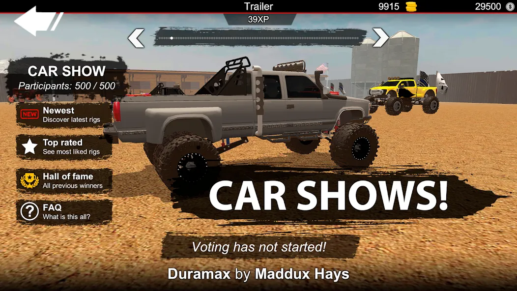 Скачать взлом Offroad Outlaws на Андроид — Безлимитные деньги и все машины открыты — скриншот 4