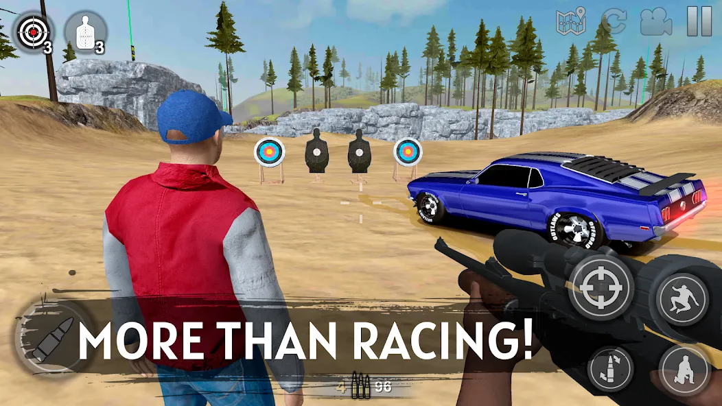 Скачать взлом Offroad Outlaws на Андроид — Безлимитные деньги и все машины открыты — скриншот 5