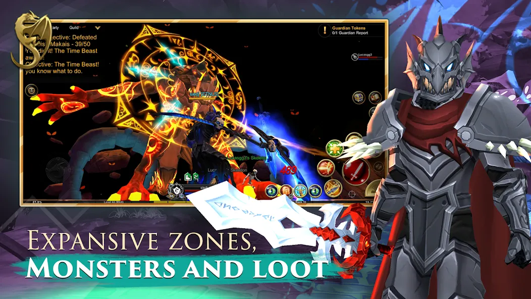 AdventureQuest 3D MMO RPG (Мод Безлимитные ресурсы и открытые локации) — скриншот 3