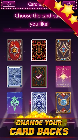 Solitaire Classic — Взломанная версия (Без рекламы и все карты открыты) — скриншот 4