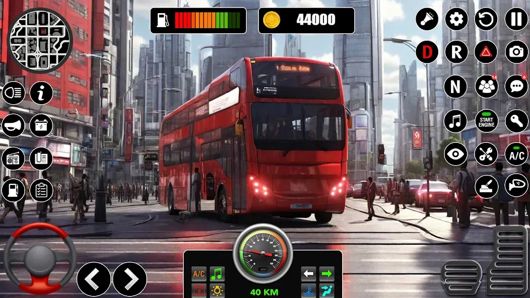 Bus Simulator 3D Bus Games MOD APK — Безлимитные деньги и топливо — скриншот 4