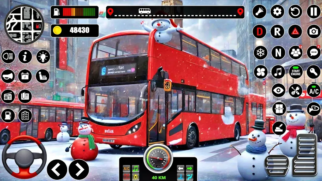 Bus Simulator 3D Bus Games MOD APK — Безлимитные деньги и топливо — скриншот 5