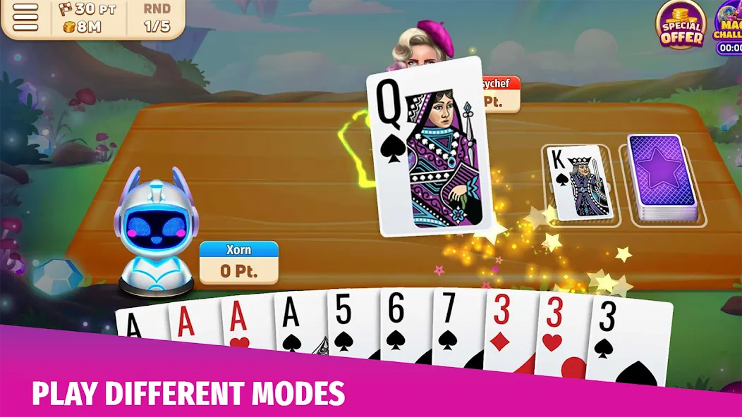 Скачать Gin Rummy Stars - Card Game на Андроид — Безлимитные монеты и все карты — скриншот 2