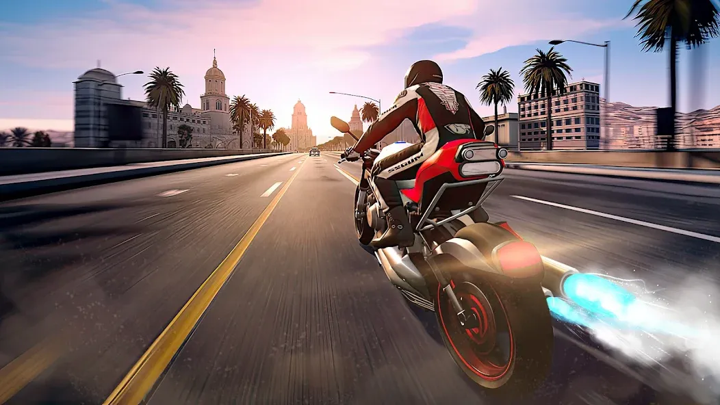 Скачать Traffic Bike Driving Simulator на Андроид — Безлимитные деньги и открыты мотоциклы — скриншот 1 Скачать Traffic Bike Driving Simulator на Андроид — Безлимитные деньги и открыты мотоциклы — скриншот 1