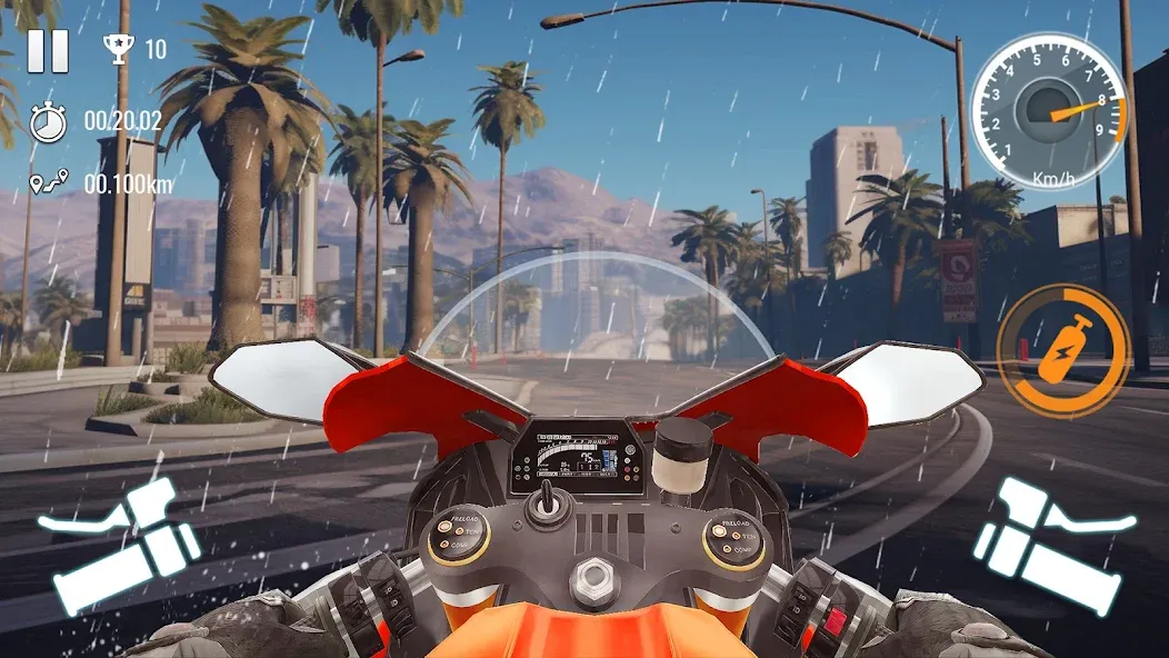 Скачать Traffic Bike Driving Simulator на Андроид — Безлимитные деньги и открыты мотоциклы — скриншот 5 Скачать Traffic Bike Driving Simulator на Андроид — Безлимитные деньги и открыты мотоциклы — скриншот 5