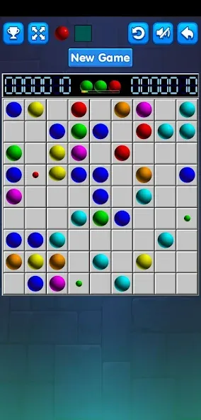 Lines 98 Classic - Color Lines Mod APK Без рекламы и бесконечные подсказки — Скачать на Андроид — скриншот 2 Lines 98 Classic - Color Lines Mod APK Без рекламы и бесконечные подсказки — Скачать на Андроид — скриншот 2
