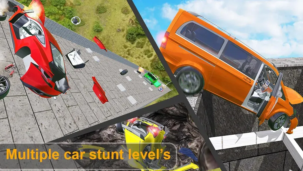 Beam Drive Crash Death Stair C — Мод: Разблокированы все уровни и машины — скриншот 3 Beam Drive Crash Death Stair C — Мод: Разблокированы все уровни и машины — скриншот 3