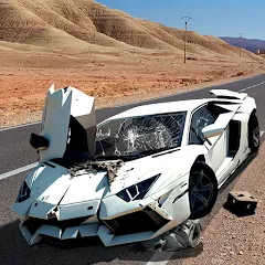 Скачать Driving Simulator: Car Crash на Android — Безлимитные деньги и улучшенные автомобили