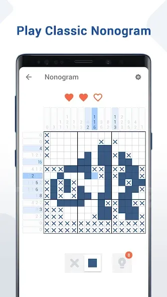 Nonogram - Fun Logic Puzzle MOD APK — Без рекламы и все уровни открыты — скриншот 1