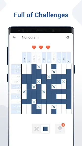 Nonogram - Fun Logic Puzzle MOD APK — Без рекламы и все уровни открыты — скриншот 3