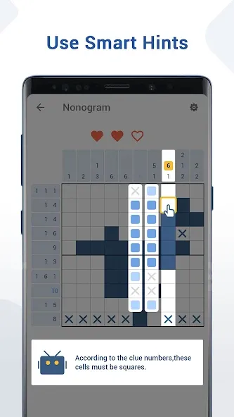 Nonogram - Fun Logic Puzzle MOD APK — Без рекламы и все уровни открыты — скриншот 4